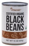 Vitacost Certified Organic Black Beans - Non-GMO and Gluten Free