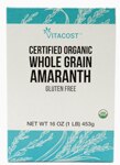 Vitacost Certified Organic Whole Grain Amaranth Gluten Free and GMO