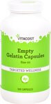 Vitacost Empty Gelatin Capsules Size 00
