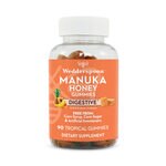 Wedderspoon Manuka Honey Digestive Gummies Tropical