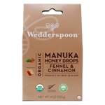 Wedderspoon Organic Manuka Honey Drops Cinnamon & Fennel