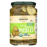 Woodstock Non-GMO Organic Kosher Sliced Dill Pickles