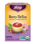 Yogi Non-GMO Caffeine Free Organic DeTox Herbal Tea Berry