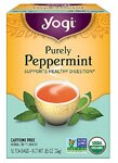 Yogi Non-GMO Caffeine Free Organic Herbal Tea Purely Peppermint
