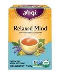 Yogi Non-GMO Caffeine Free Organic Herbal Tea Relaxed Mind