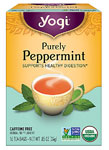 Yogi Organic Herbal Tea Caffeine Free Purely Peppermint