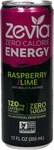 Zevia Energy RTD Raspberry Lime