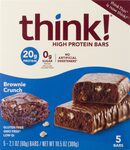 think! High Protein Bars Brownie Crunch
