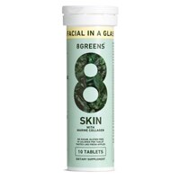8Greens Skin Effervescent Tablets with Collagen Fresh Apples