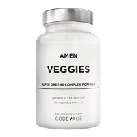 850026121865 - AMEN  Veggies Super Greens Complex Formula -- 90 Vegetable Capsules