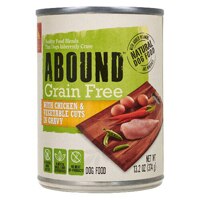 Abound Grain Free Natural Adult Dog & Puppy Food Chicken & Vegetable in Gravy