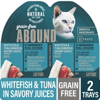Abound Grain Free Wet Cat Food Pate Whitefish & Tuna Dinner