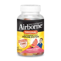 Airborne Gummies Assorted Fruit Vitamin C & E Immune Support