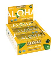 Aloha Plant-Based Protein Bars Lemon Cashew