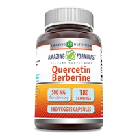 819209024881 - Amazing Nutrition  Amazing Formulas Quercetin Berberine -- 500 mg - 180 Veggie Capsules