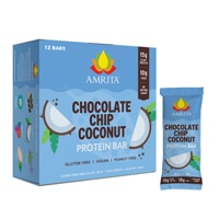 Amrita Non-GMO Plant Protein Bars Chocolate Chip Coconut