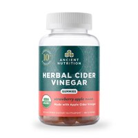 Ancient Nutrition Herbal Cider Vinegar Gummies Strawberry Apple