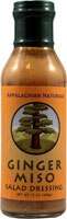 Appalachian Naturals Gluten Free Salad Dressing Ginger Miso