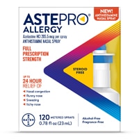 Astepro Allergy Antihistamine Nasal Spray 120 Metered Sprays