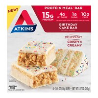 Atkins Protein Meal Bar Birthday Cake