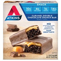 Atkins Snack Bar Caramel Double Chocolate Crunch