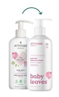 Attitude Baby Leaves Body Lotion For Sensitive Skin Fragrance Free