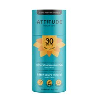 Attitude Kids Mineral Sunscreen Stick Unscented - SPF 30