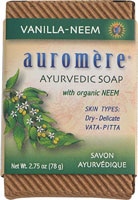 027275400045 - Auromere  Ayurvedic Bar Soap Vanilla Neem -- 2.75 oz