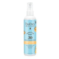 Babo Botanicals Sensitive Baby Mineral Sunscreen Spray SPF 30 Fragrance Free