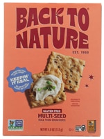 Back To Nature Gluten Free Thin Rice Crackers Multi-Seed
