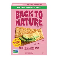 Back To Nature Multigrain Flatbread Crackers Pink Himalayan Salt