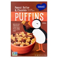 Barbara's Puffins Cereal Peanut Butter and Chocolate - 10.5 oz