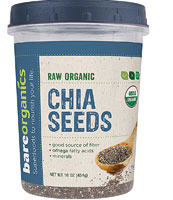 BareOrganics Chia Seeds Raw