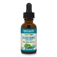 BareOrganics Clear Mind Liquid Drops Organic