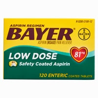 Bayer Low Dose Safety Coated Aspirin