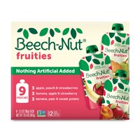 Beech-Nut Fruities Pouches Stage 2 Variety