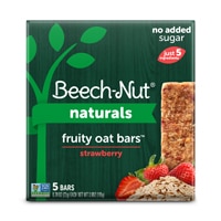 Beech-Nut Natural Fruity Oat Bars Stage 4 Strawberry