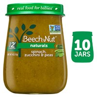 Beech-Nut Naturals Stage 2 Spinach Zucchini & Peas