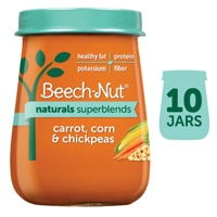 10052200172268 - Beech-Nut  Naturals Superblends Baby Food Puree 8+ Months   Carrot Corn & Chickpeas -- 10 Jars