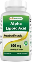 817716012674 - Best Naturals  Alpha Lipoic Acid -- 600 mg - 240 Capsules