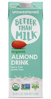 Better Than Milk Organic Almond Drink Unsweetened