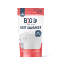 Big Lu Natural Dog Treats 6" Sausages Air Dried Beef
