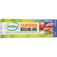 Biobag Resealable Sandwich Bags