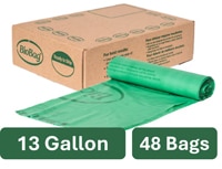 Biobag Tall Kitchen Bags 13 Gallon Compostable