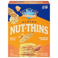 041570054017 - Blue Diamond  Almond Nut-Thins Nut & Rice Cracker Snacks   Cheddar Cheese -- 4.25 oz