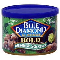 Blue Diamond Kosher Almonds Bold Wasabi & Soy Sauce