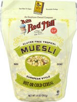 Bob's Red Mill European Style Muesli Gluten Free Tropical Mango Coconut