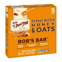 Bob's Red Mill Gluten Free Oat Bar Peanut Butter Honey