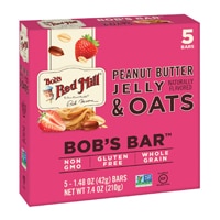 Bob's Red Mill Gluten Free Oat Bar Peanut Butter Jelly & Oats