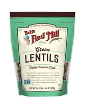 Bob's Red Mill Kosher Non-GMO Petite French Style Green Lentils
